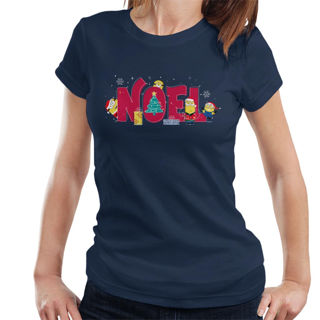 Minions Christmas Noel Women's T-Shirt-ALL + EVERY