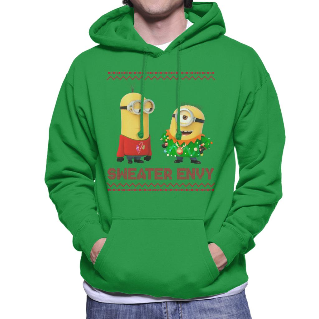 Minions Christmas Sweater Envy Men's Hooded Sweatshirt-ALL + EVERY