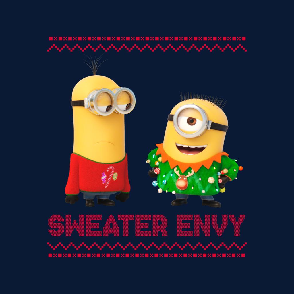 Minions Christmas Sweater Envy Men's T-Shirt-ALL + EVERY