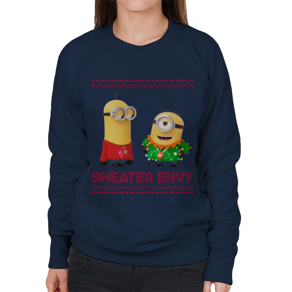 Minions Christmas Sweater Envy Women's Sweatshirt-ALL + EVERY