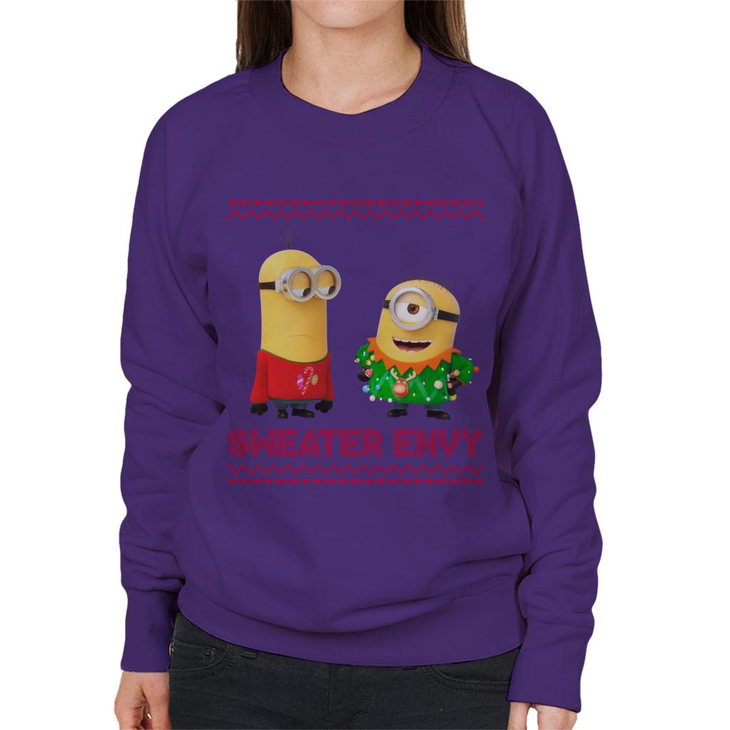 Minions Christmas Sweater Envy Women's Sweatshirt-ALL + EVERY