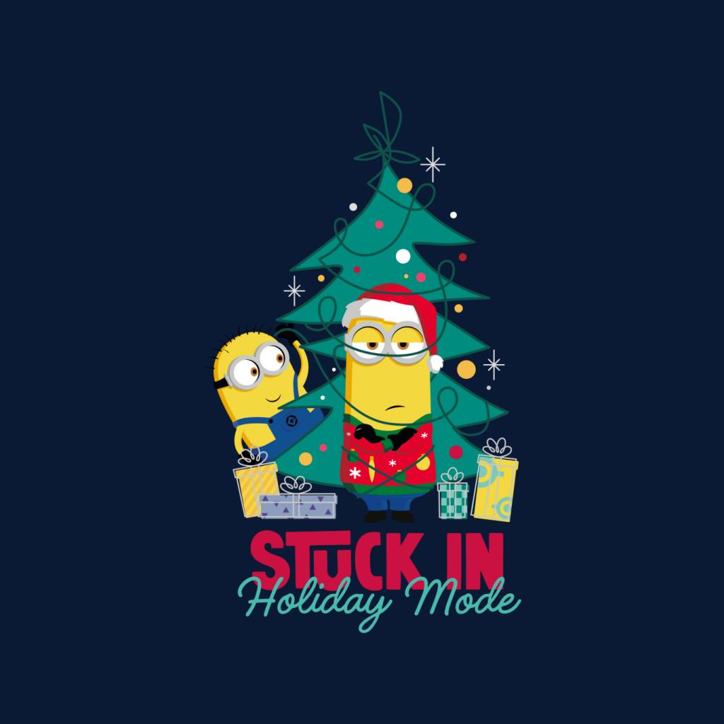 Minions Christmas Stuck In Holiday Mode Men's T-Shirt-ALL + EVERY