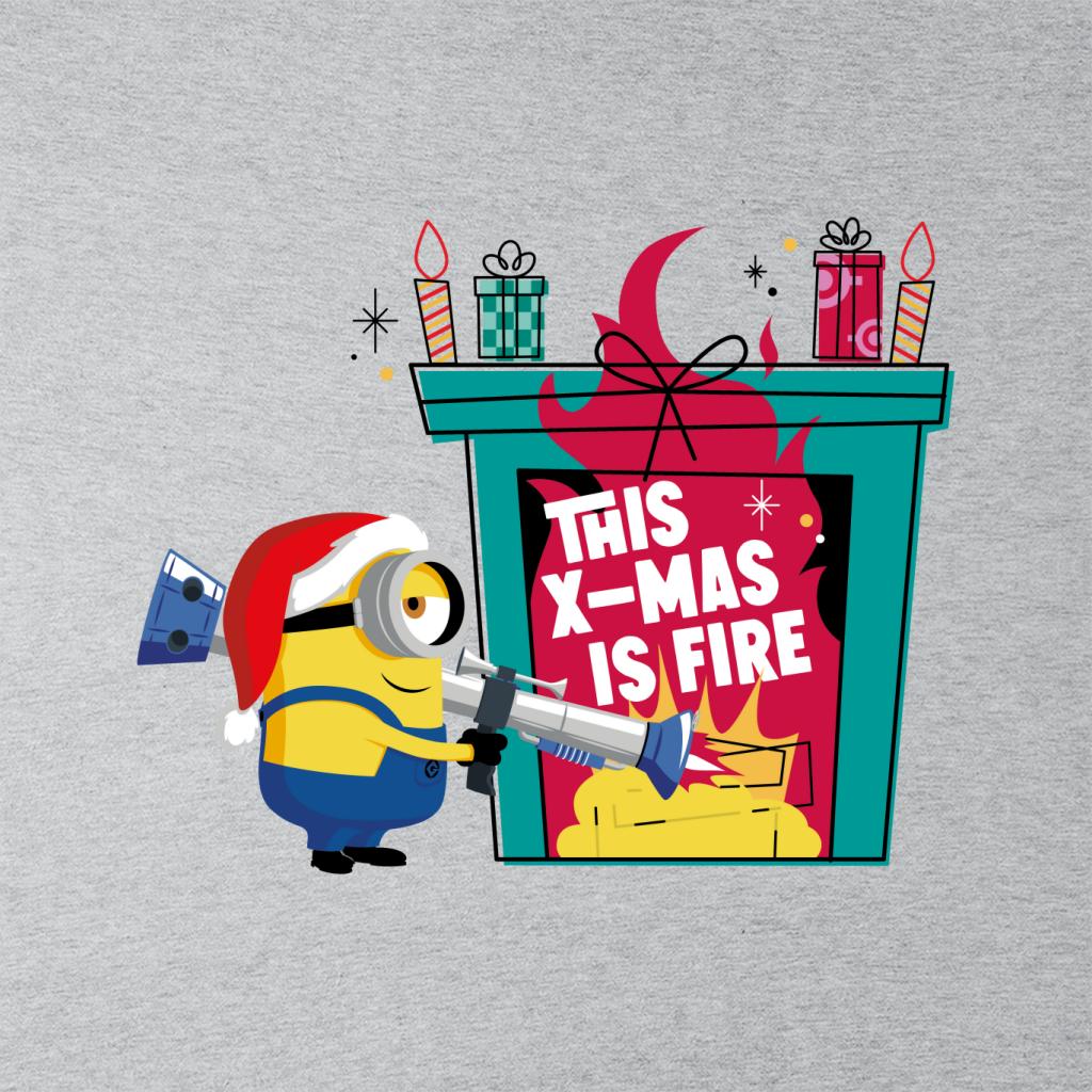 Minions Christmas This Xmas Is Fire Women's T-Shirt-ALL + EVERY