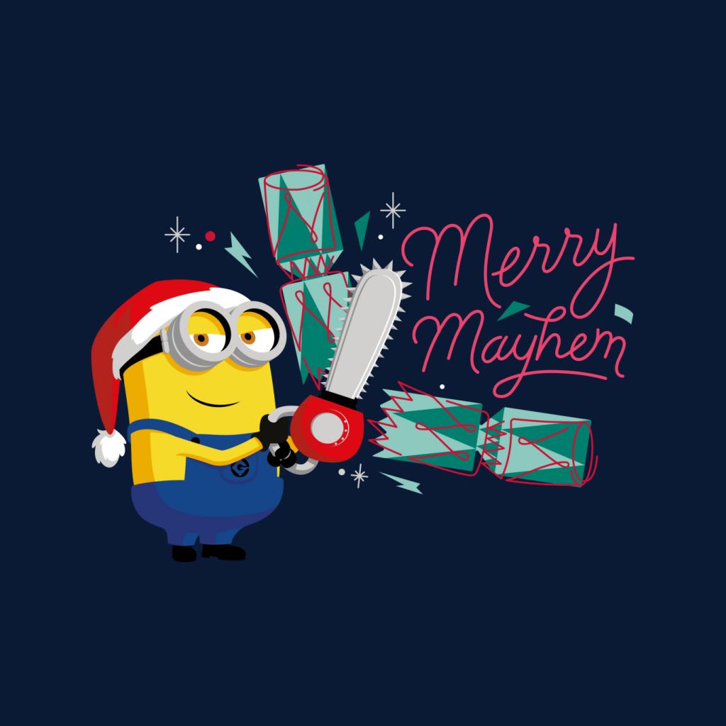 Minions Christmas Merry Mayhem Men's T-Shirt-ALL + EVERY