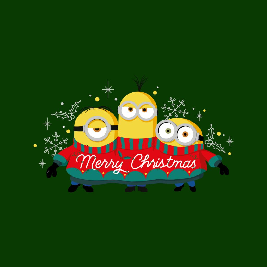 Minions Christmas Merry Xmas Men's T-Shirt-ALL + EVERY