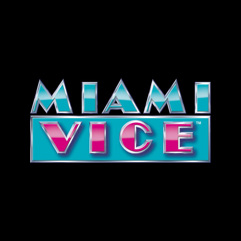 Miami Vice Reflective Logo Men's T-Shirt-ALL + EVERY