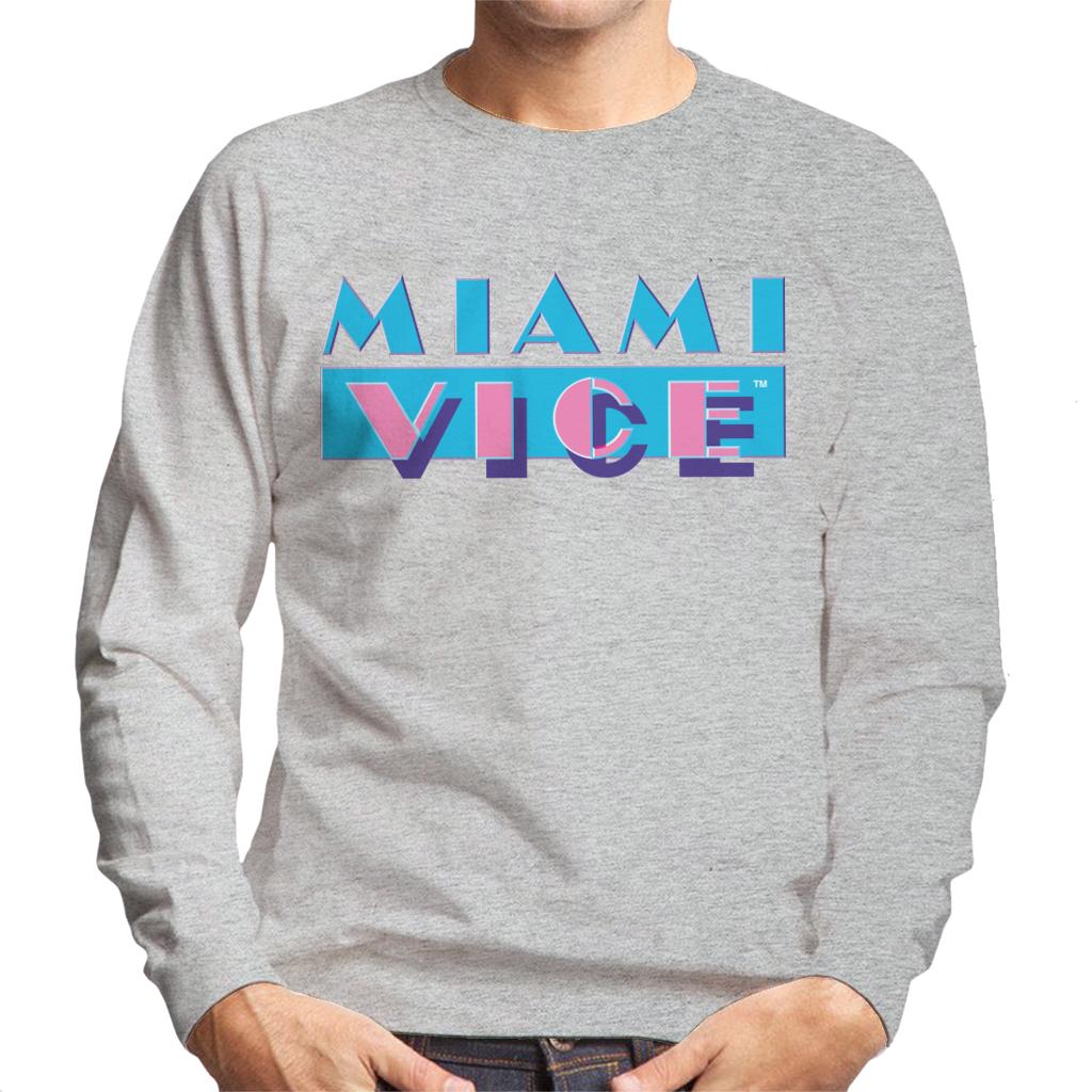 Miami Vice Classic Logo Men's Sweatshirt-ALL + EVERY