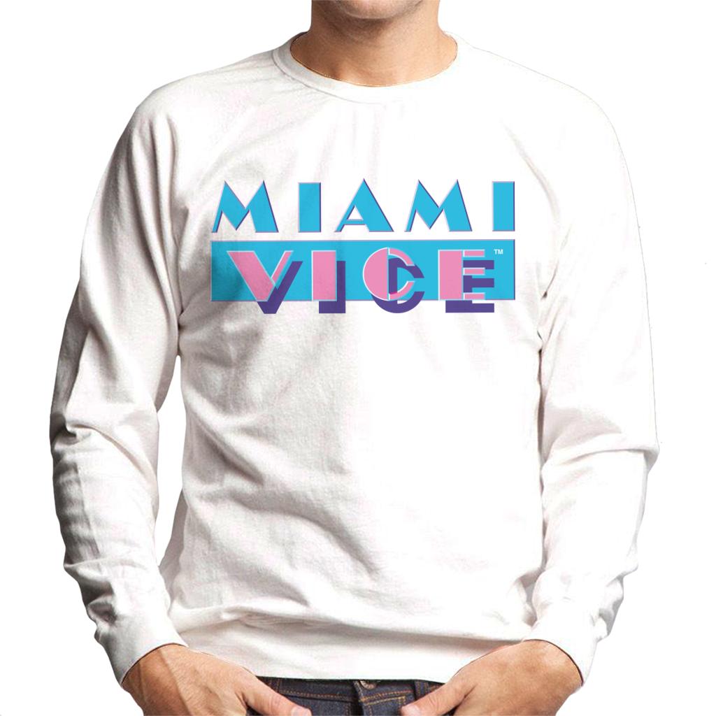 Miami Vice Classic Logo Men's Sweatshirt-ALL + EVERY