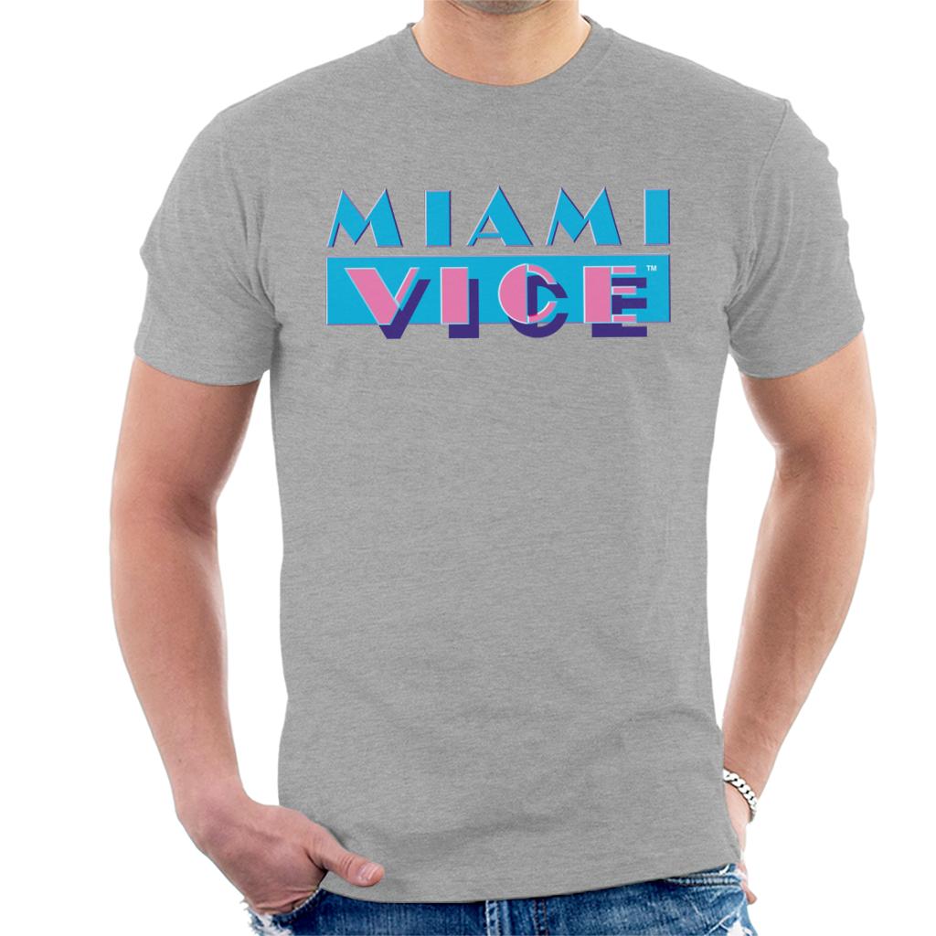 Miami Vice Classic Logo Men's T-Shirt-ALL + EVERY