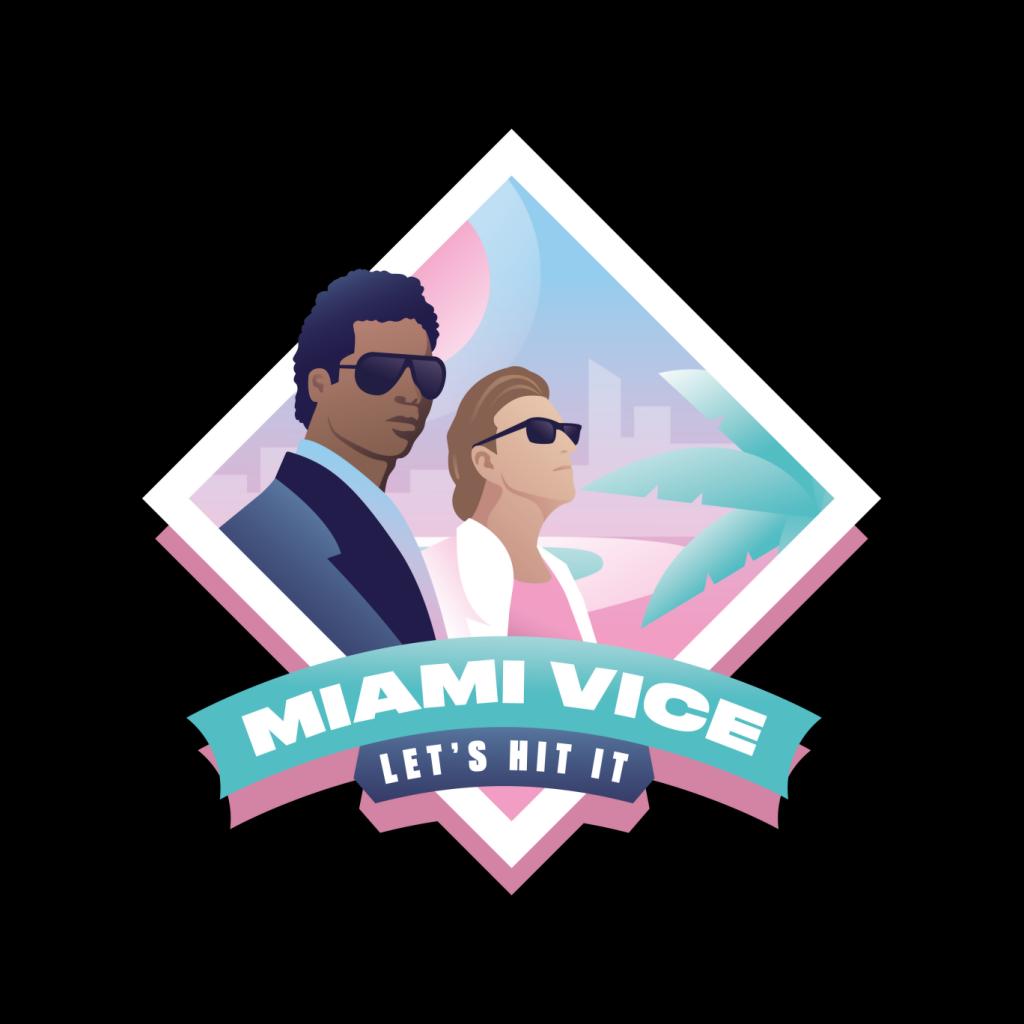 Miami Vice Lets Hit It Men's Sweatshirt-ALL + EVERY
