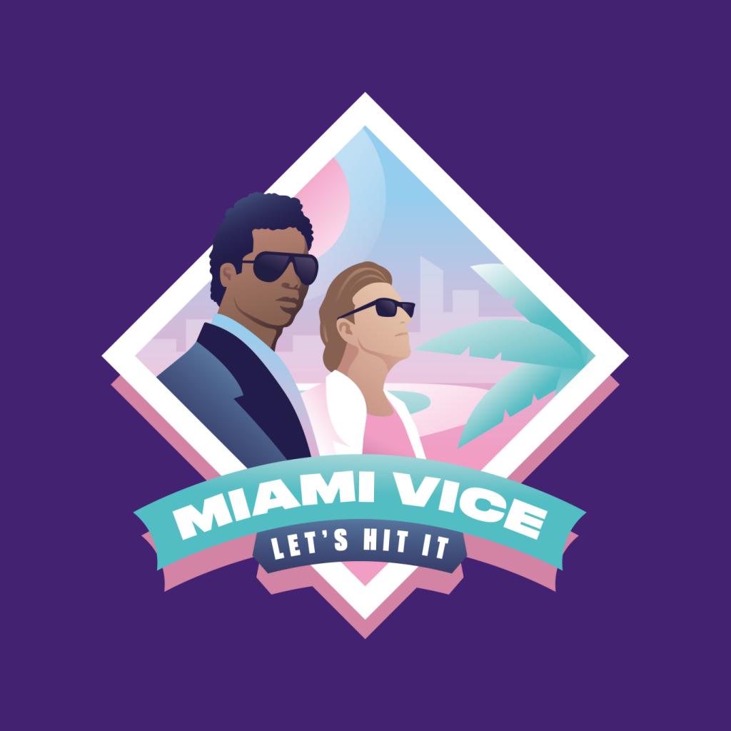 Miami Vice Lets Hit It Women's Sweatshirt-ALL + EVERY