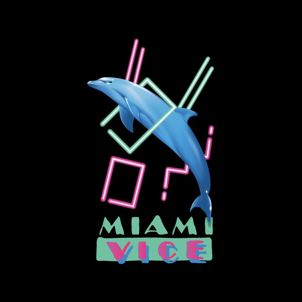 Miami Vice Dolphin Jump Men's T-Shirt-ALL + EVERY