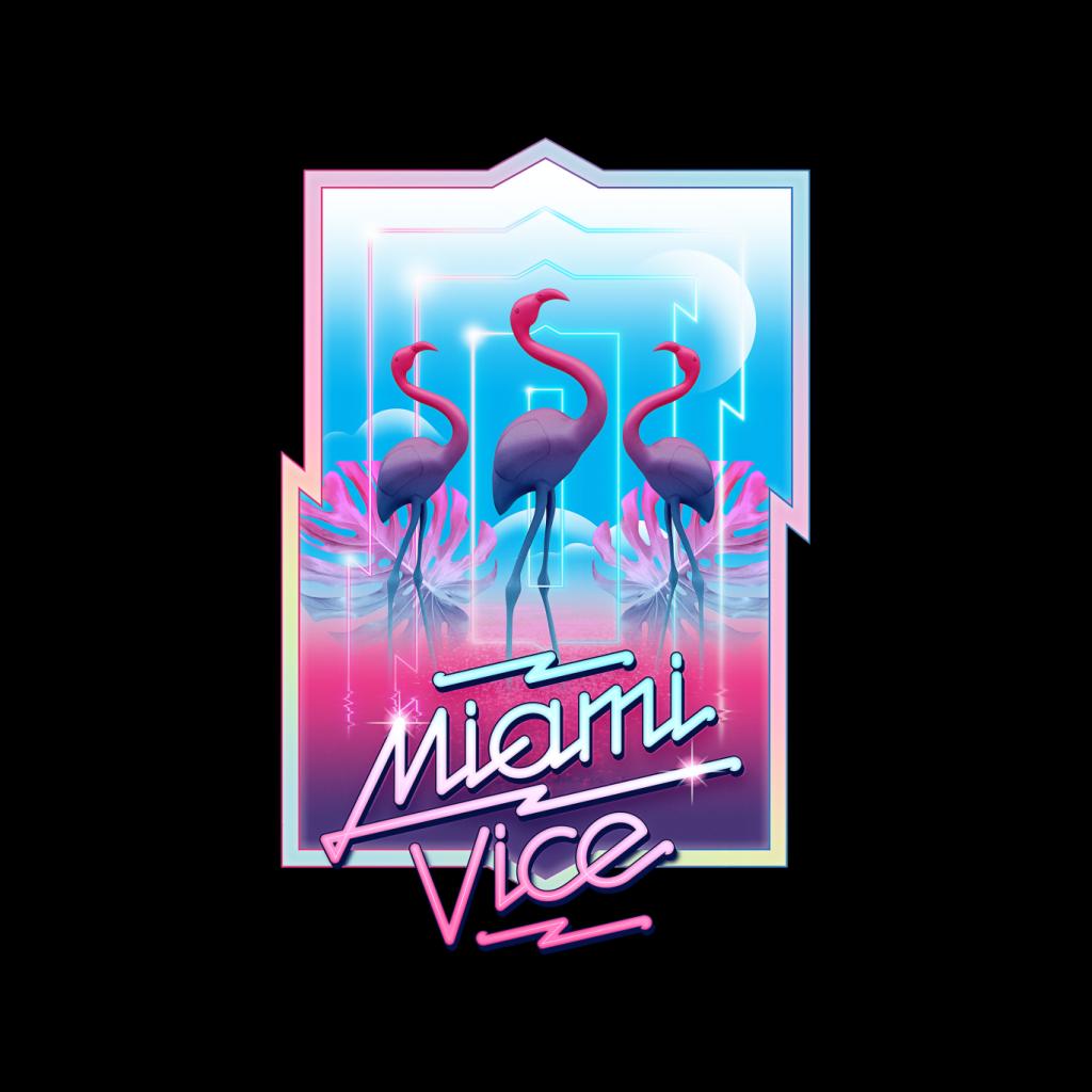 Miami Vice 3 Flamingos Men's T-Shirt-ALL + EVERY