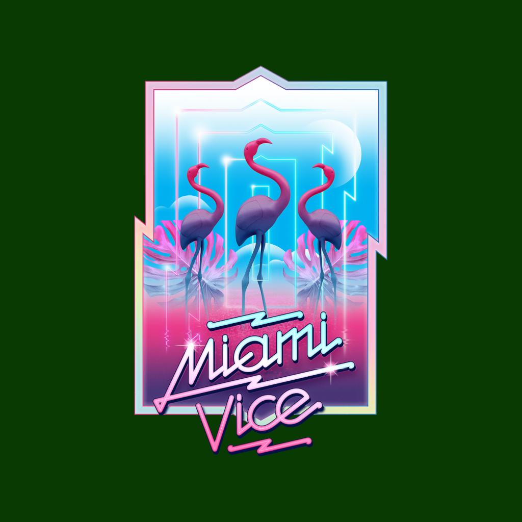 Miami Vice 3 Flamingos Women's Sweatshirt-ALL + EVERY