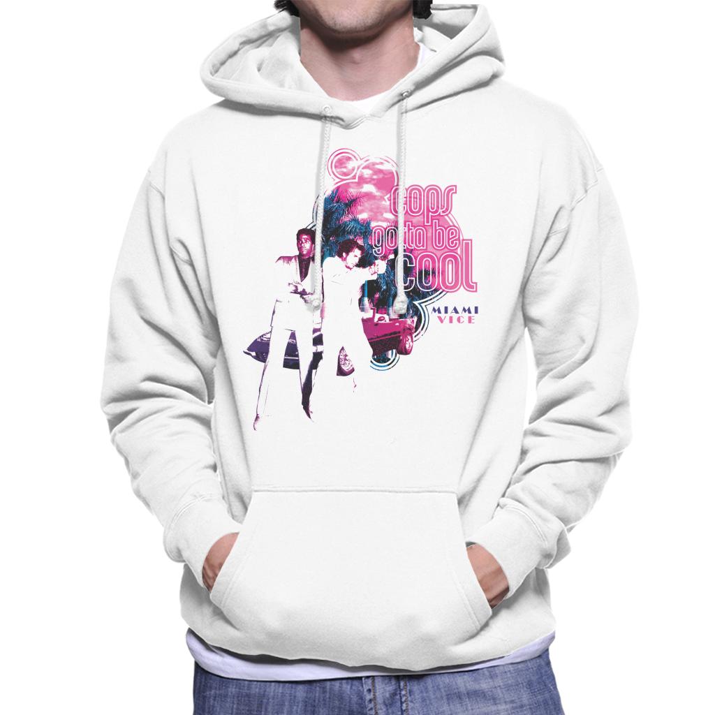 Miami Vice Cops Gotta Be Cool Men's Hooded Sweatshirt-ALL + EVERY