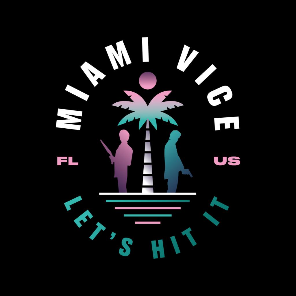 Miami Vice FL US Lets Hit It Men's T-Shirt-ALL + EVERY