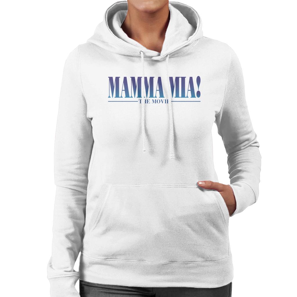 Mamma Mia The Movie Theatrical Logo Women's Hooded Sweatshirt-ALL + EVERY