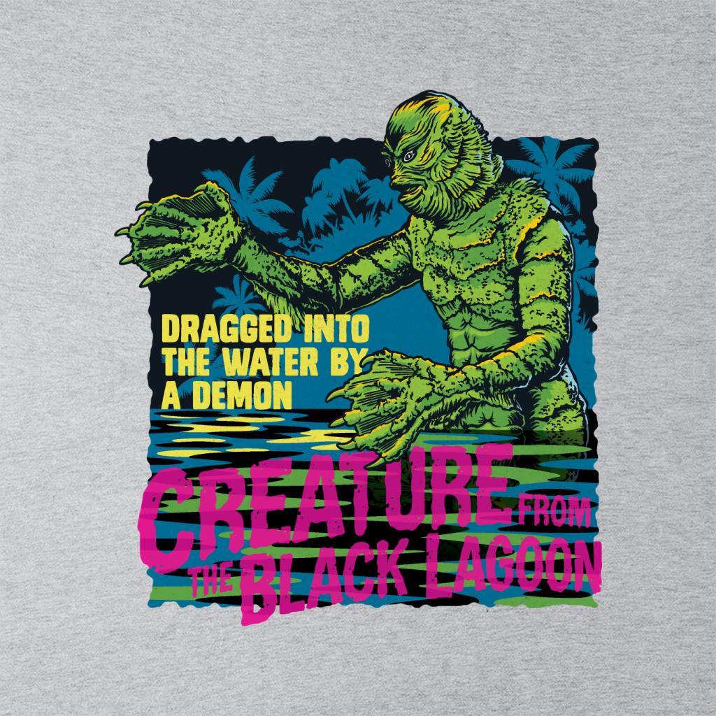 The Creature From The Black Lagoon Dragged Demon Men's T-Shirt-ALL + EVERY