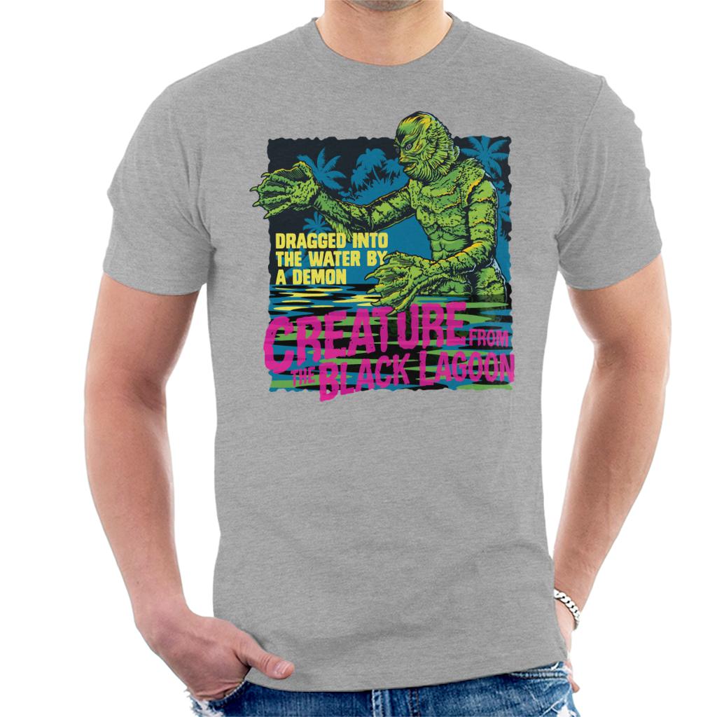 The Creature From The Black Lagoon Dragged Demon Men's T-Shirt-ALL + EVERY