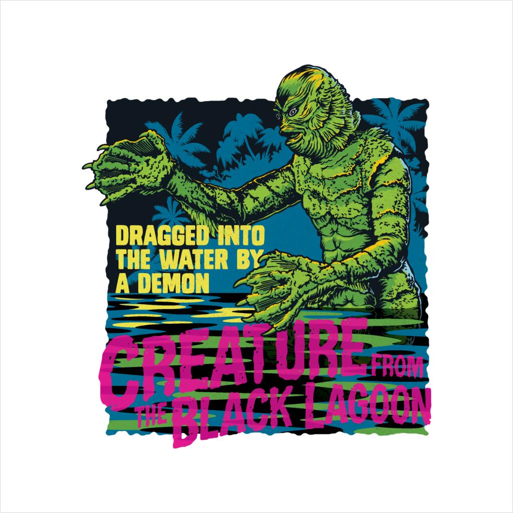 The Creature From The Black Lagoon Dragged Demon Men's T-Shirt-ALL + EVERY