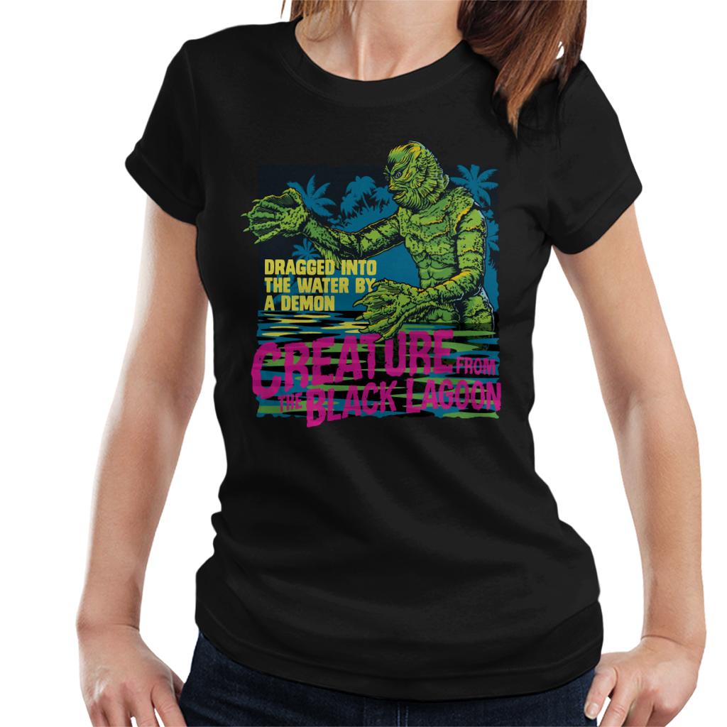 The Creature From The Black Lagoon Dragged Demon Women's T-Shirt-ALL + EVERY