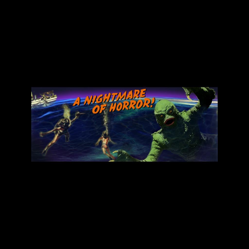 Creature From The Black Lagoon Nightmare Horror Women's Hooded Sweatshirt-ALL + EVERY