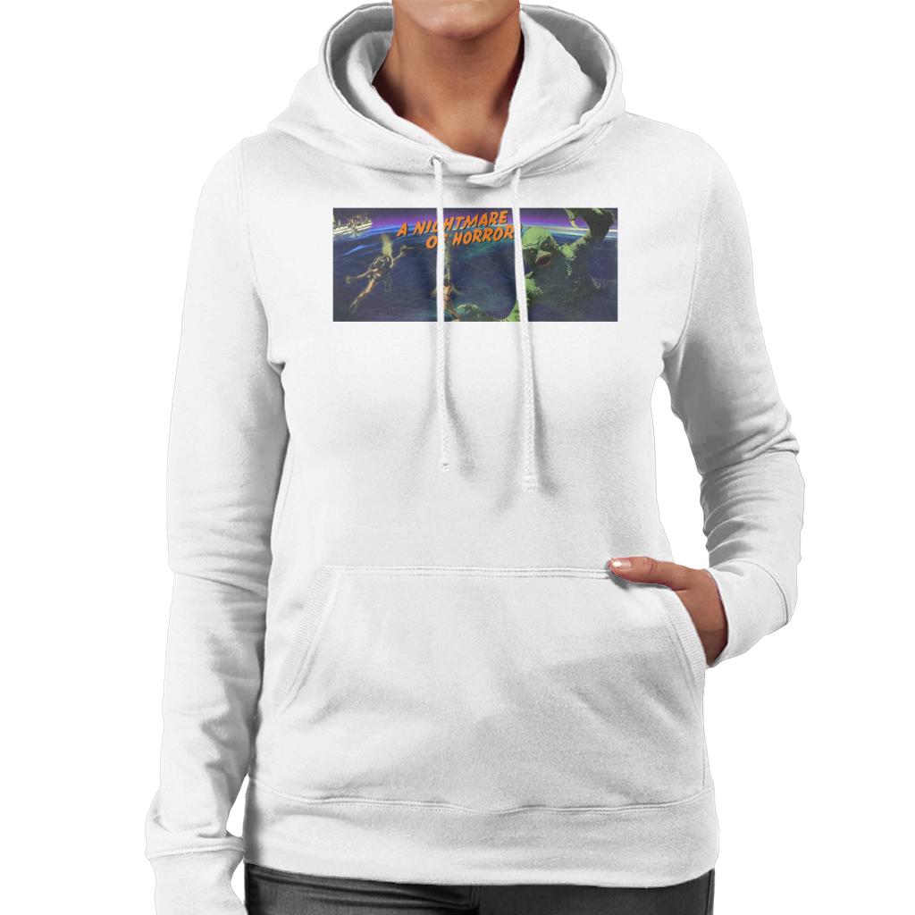 Creature From The Black Lagoon Nightmare Horror Women's Hooded Sweatshirt-ALL + EVERY