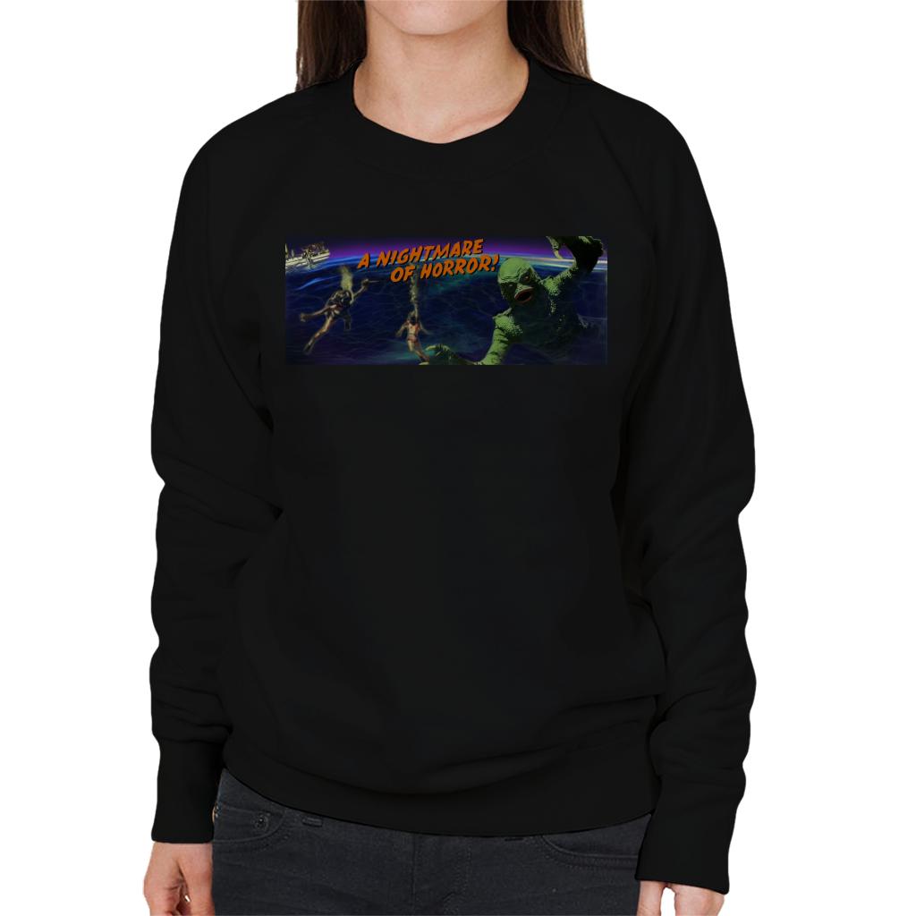 Creature From The Black Lagoon Nightmare Horror Women's Sweatshirt-ALL + EVERY