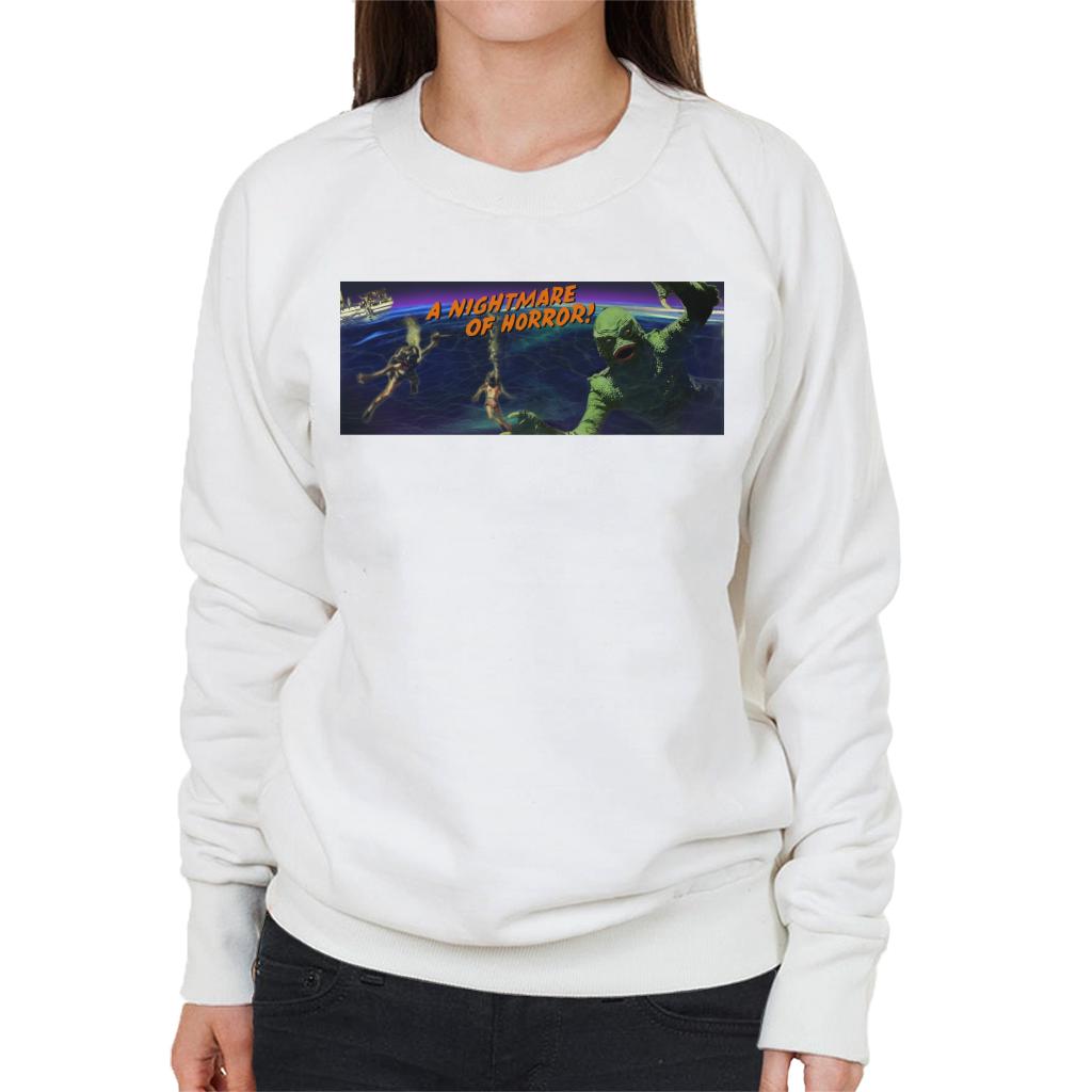 Creature From The Black Lagoon Nightmare Horror Women's Sweatshirt-ALL + EVERY