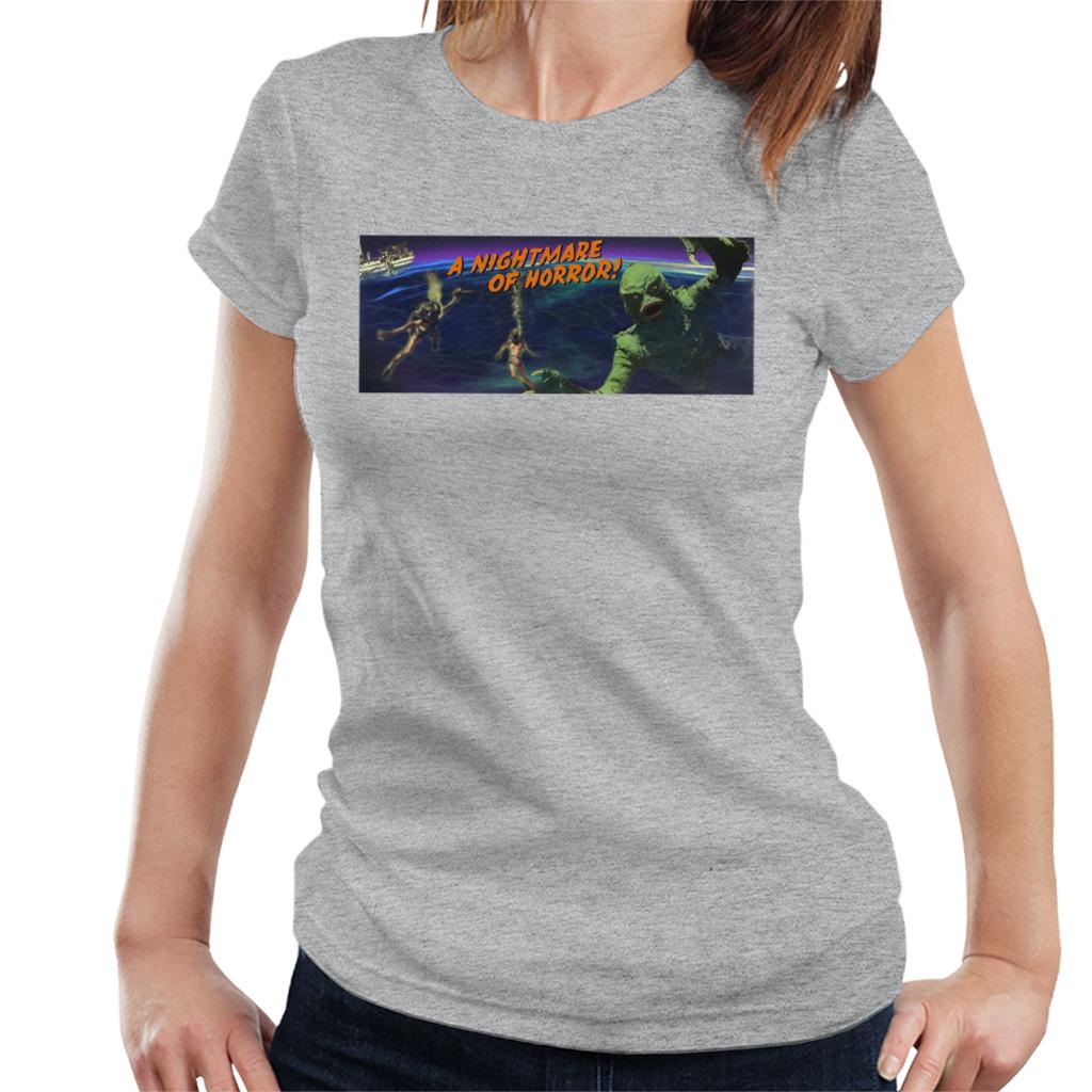 Creature From The Black Lagoon Nightmare Horror Women's T-Shirt-ALL + EVERY