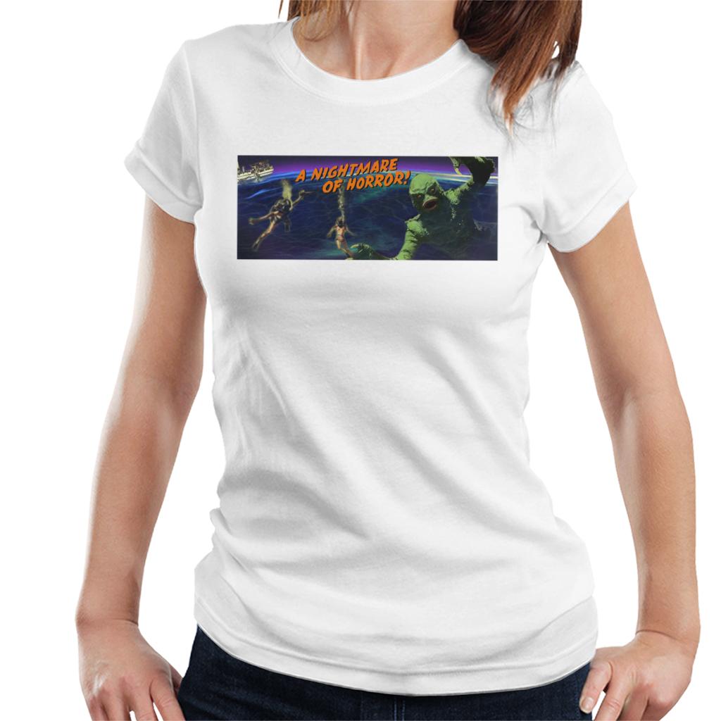 Creature From The Black Lagoon Nightmare Horror Women's T-Shirt-ALL + EVERY
