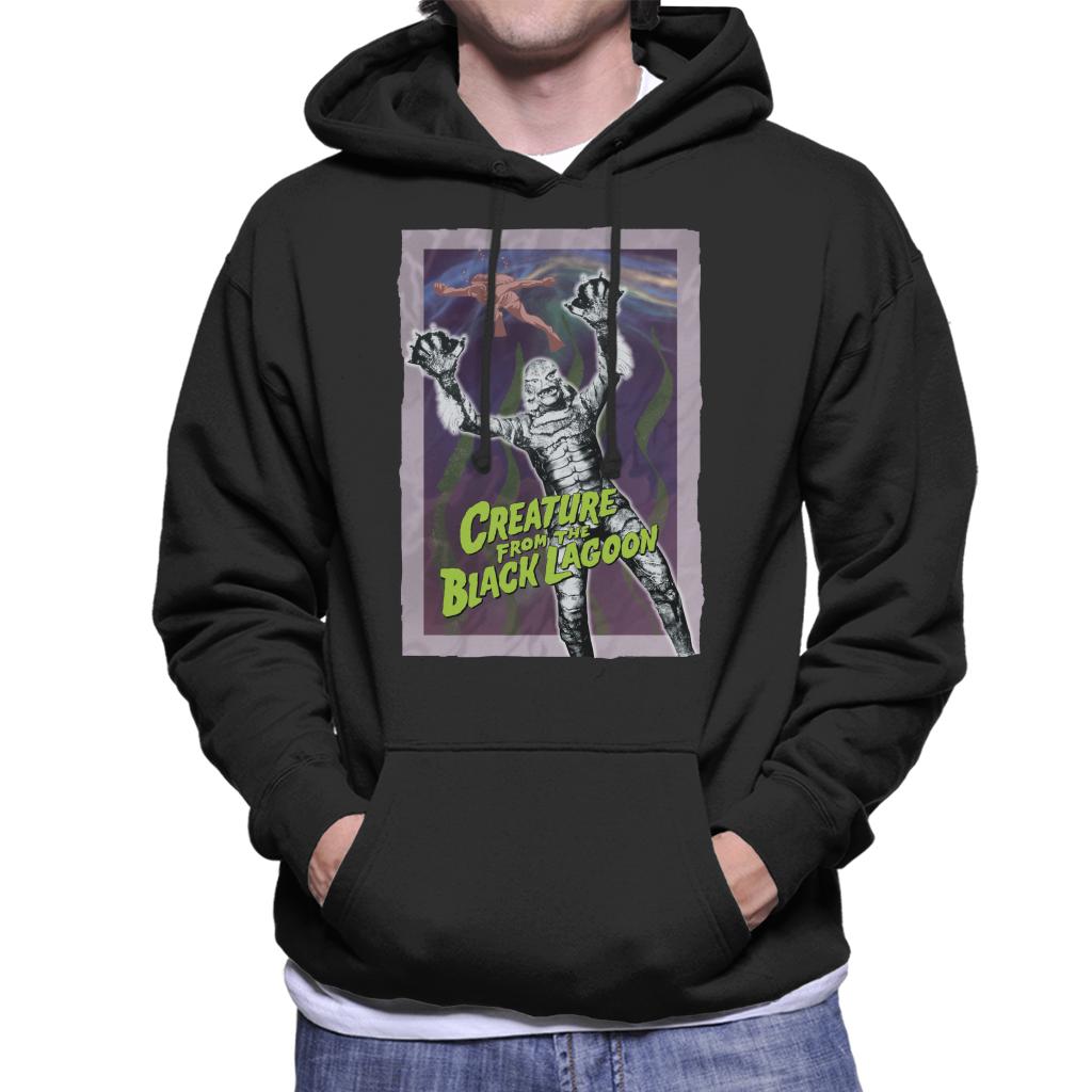 Creature From The Black Lagoon Diver Frame Men's Hooded Sweatshirt-ALL + EVERY