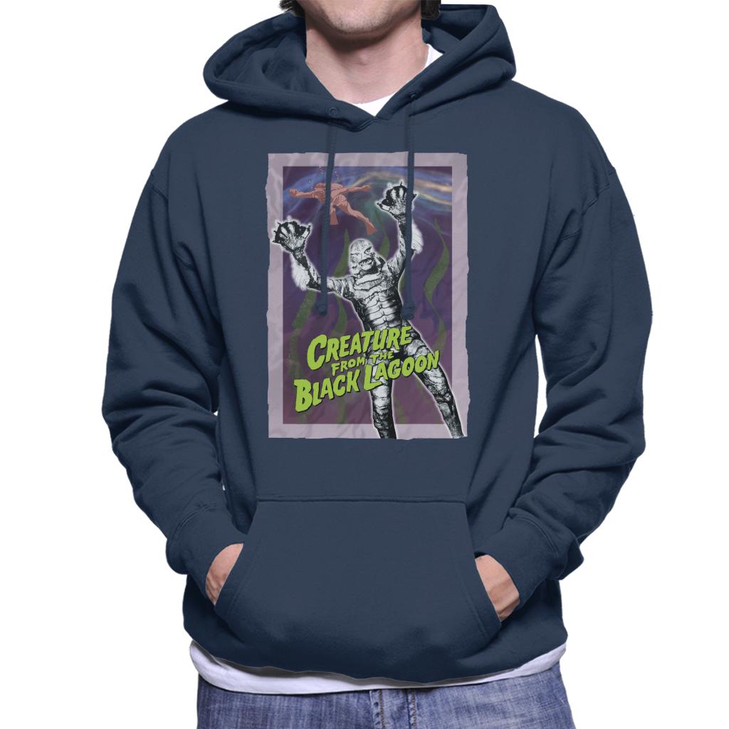 Creature From The Black Lagoon Diver Frame Men's Hooded Sweatshirt-ALL + EVERY