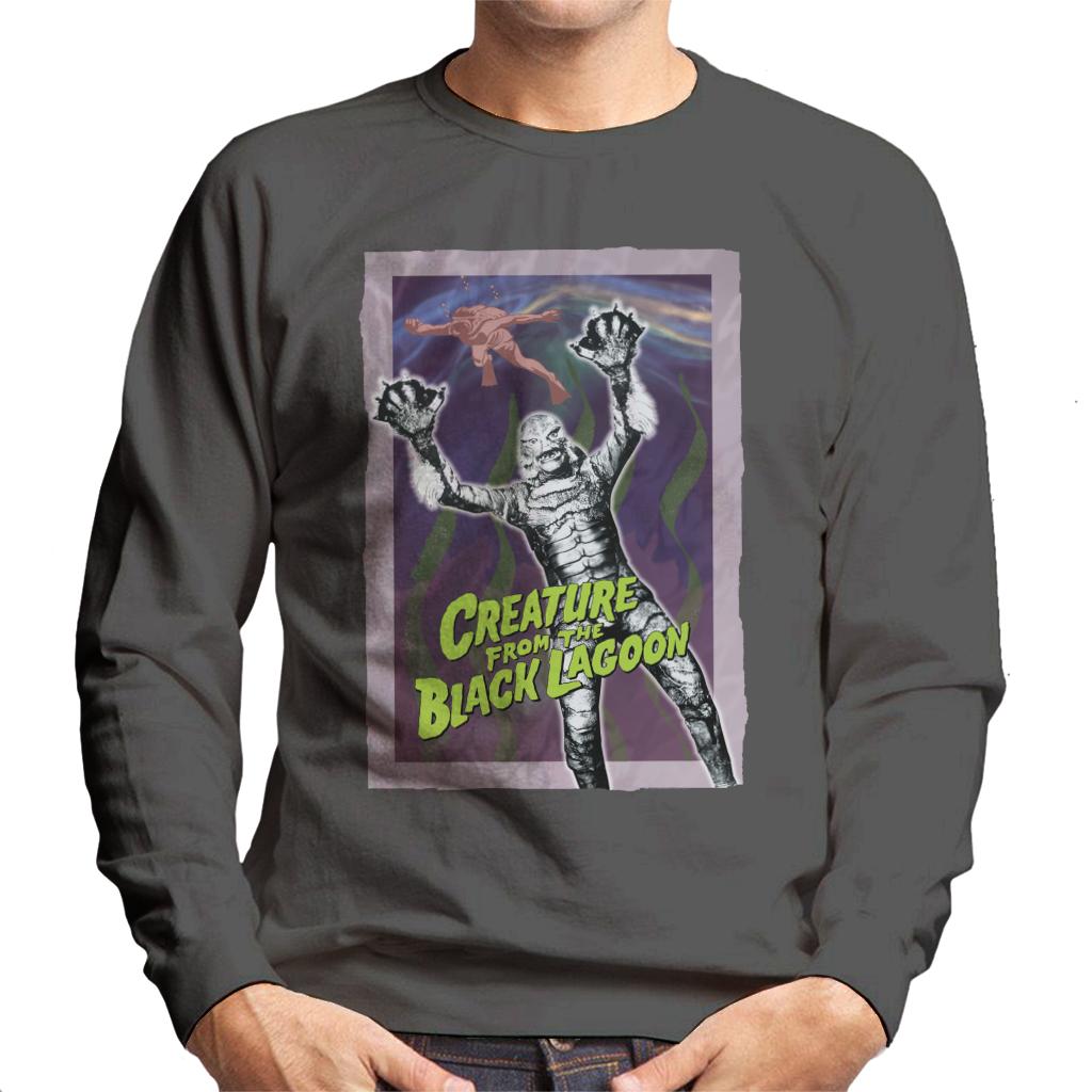 Creature From The Black Lagoon Diver Frame Men's Sweatshirt-ALL + EVERY