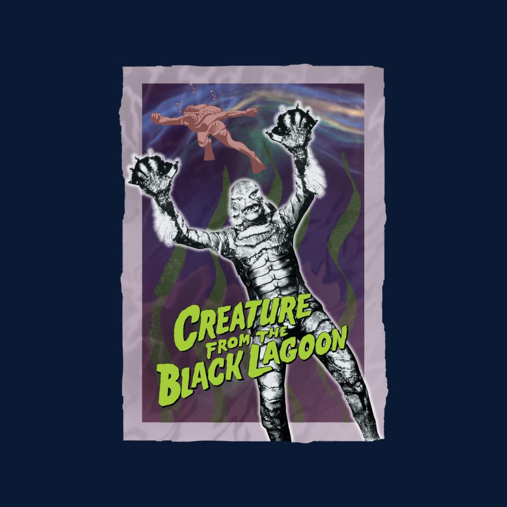 Creature From The Black Lagoon Diver Frame Women's Hooded Sweatshirt-ALL + EVERY