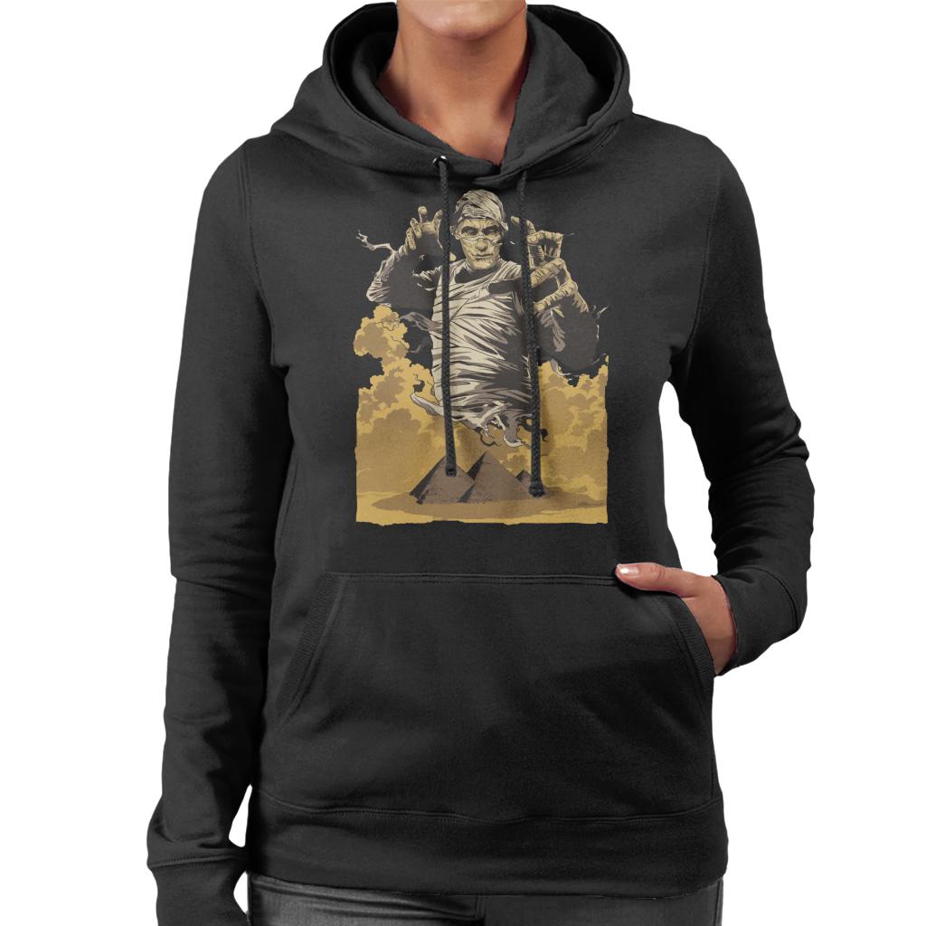 The Mummy Sandstorm Women's Hooded Sweatshirt-ALL + EVERY