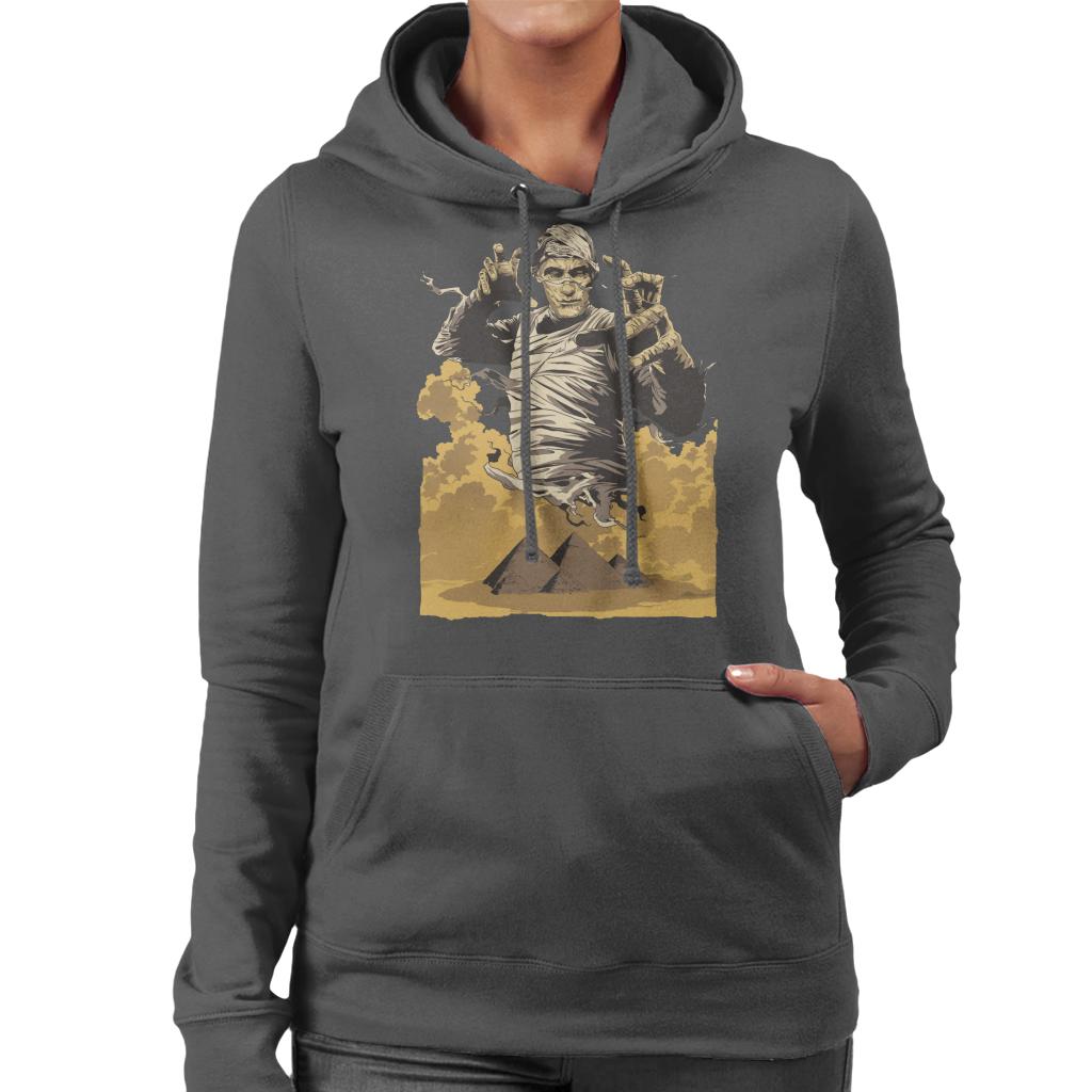 The Mummy Sandstorm Women's Hooded Sweatshirt-ALL + EVERY