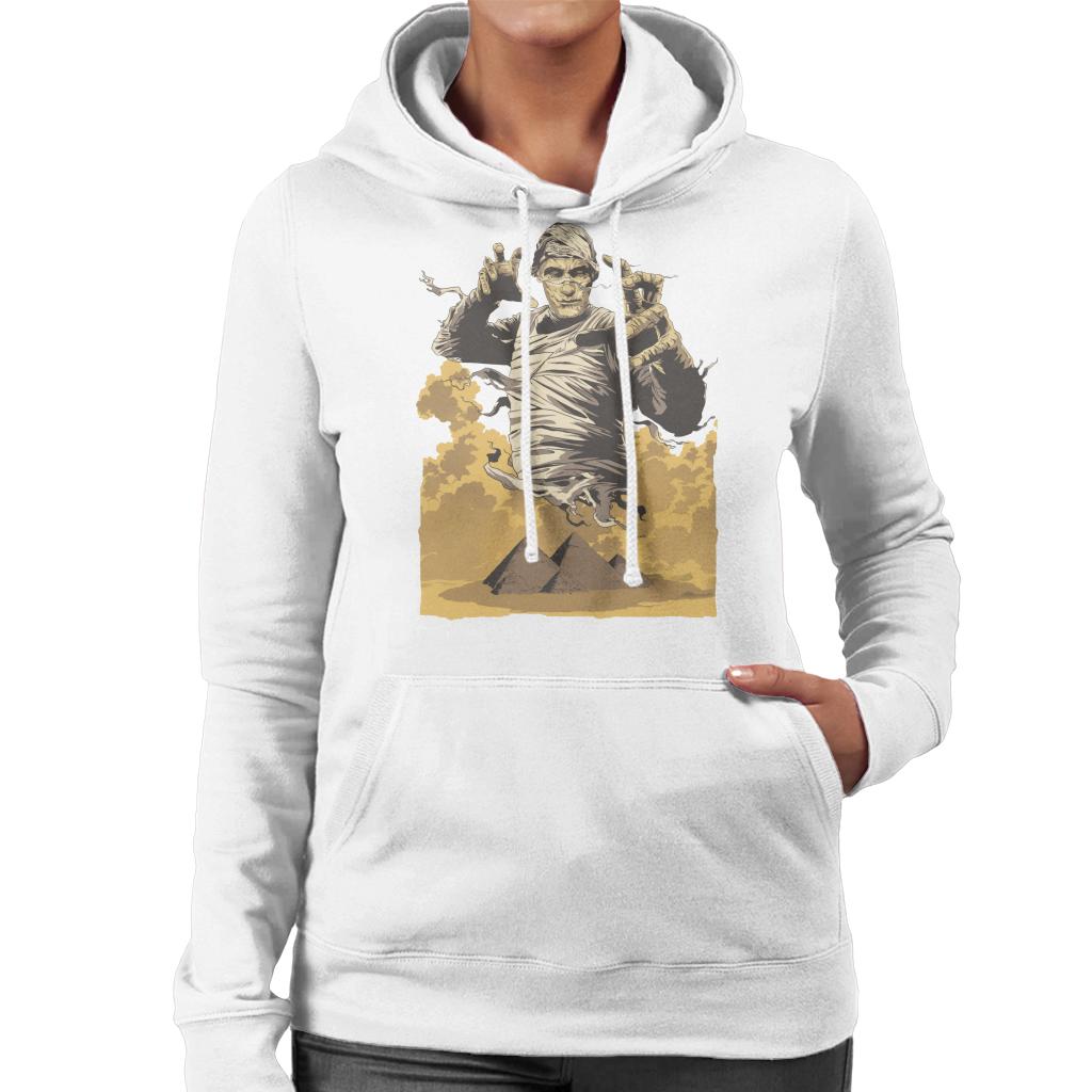 The Mummy Sandstorm Women's Hooded Sweatshirt-ALL + EVERY