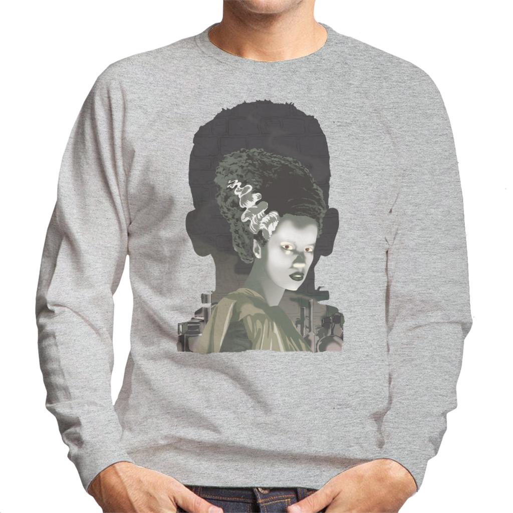 The Bride Of Frankenstein Head Men's Sweatshirt-ALL + EVERY