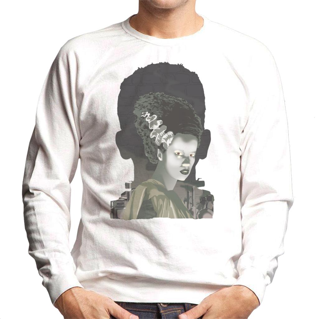 The Bride Of Frankenstein Head Men's Sweatshirt-ALL + EVERY