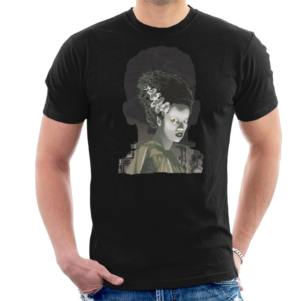 The Bride Of Frankenstein Head Men's T-Shirt-ALL + EVERY