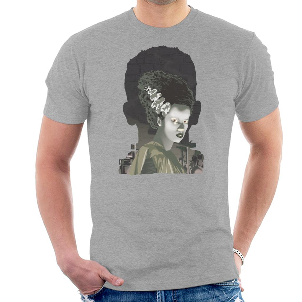 The Bride Of Frankenstein Head Men's T-Shirt-ALL + EVERY