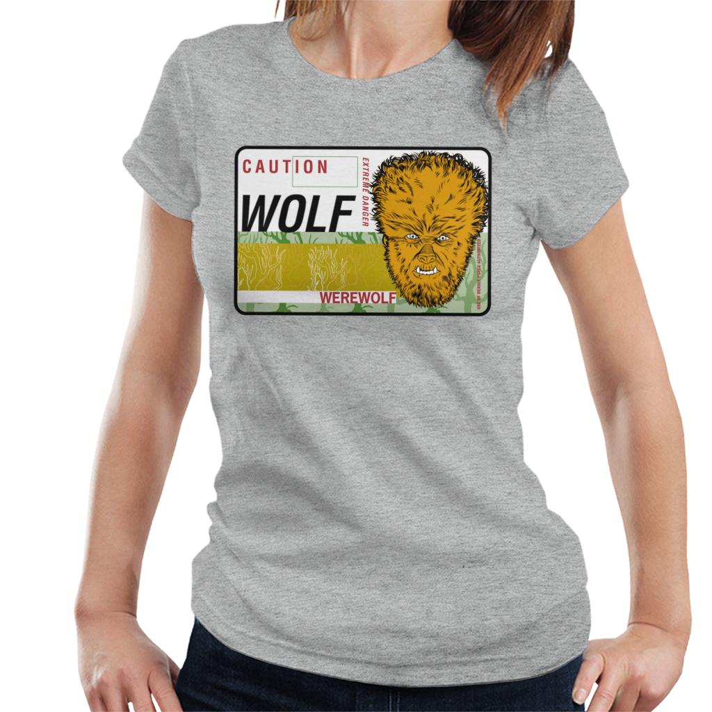 The Wolf Man Caution Extreme Danger Women's T-Shirt-ALL + EVERY