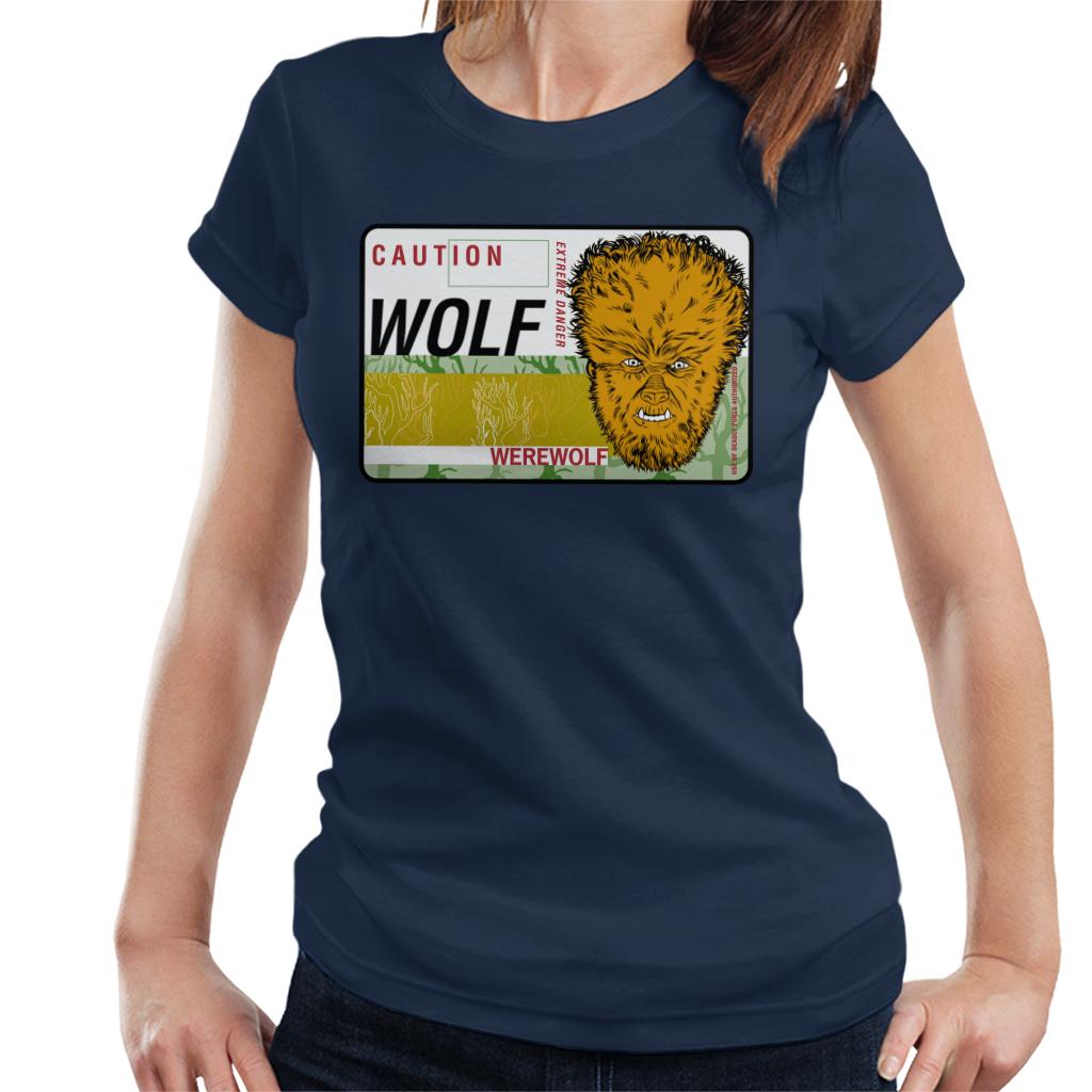 The Wolf Man Caution Extreme Danger Women's T-Shirt-ALL + EVERY