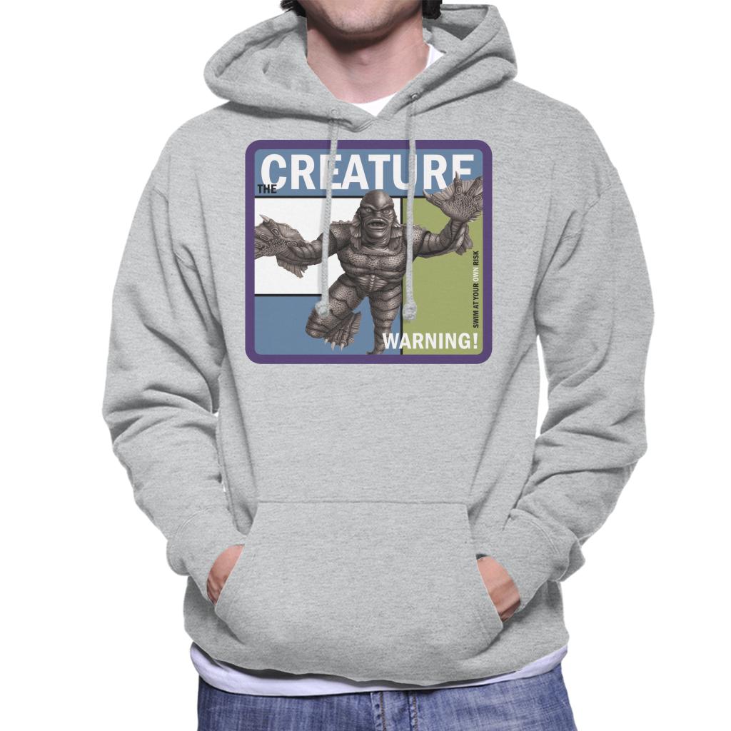 The Creature From The Black Lagoon Warning Men's Hooded Sweatshirt-ALL + EVERY