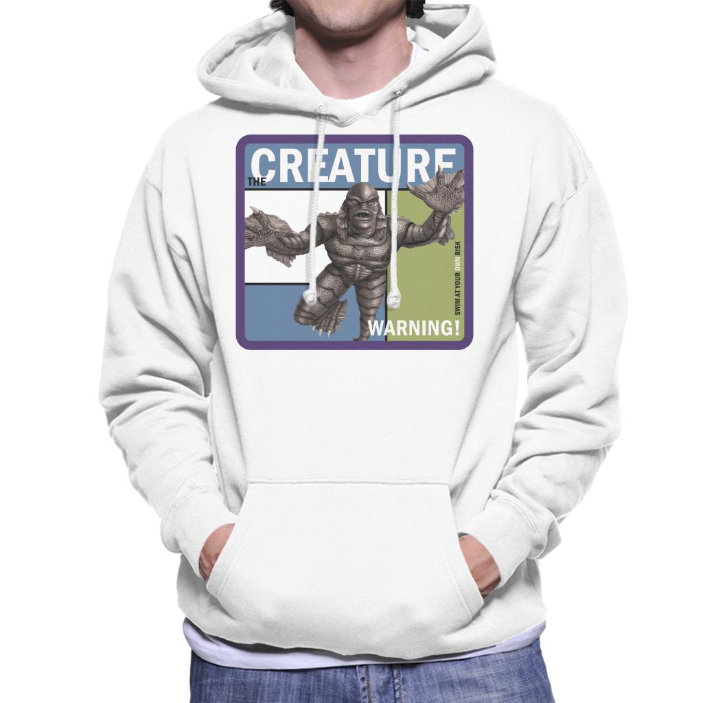 The Creature From The Black Lagoon Warning Men's Hooded Sweatshirt-ALL + EVERY