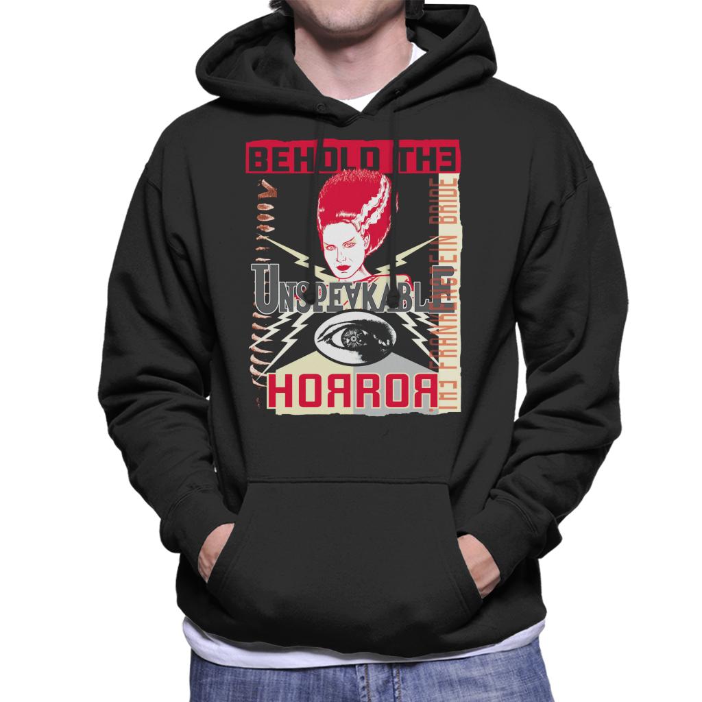 The Bride Of Frankenstein Behold The Unspeakable Horror Men's Hooded Sweatshirt-ALL + EVERY