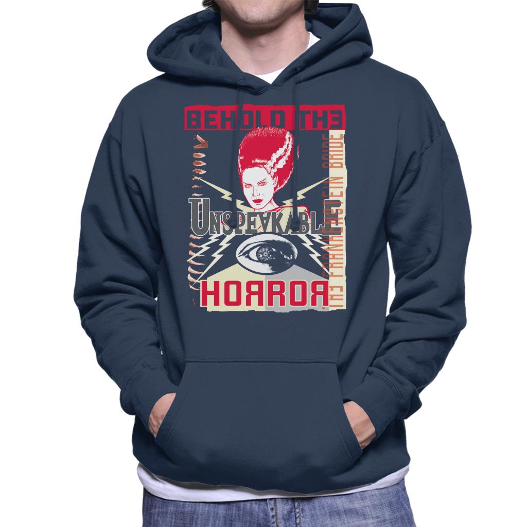 The Bride Of Frankenstein Behold The Unspeakable Horror Men's Hooded Sweatshirt-ALL + EVERY