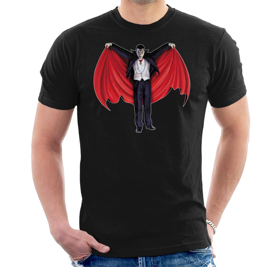 Dracula Cape Full Men's T-Shirt-ALL + EVERY