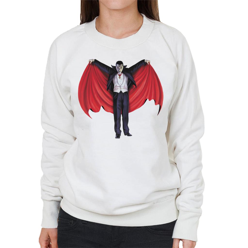 Dracula Cape Full Women's Sweatshirt-ALL + EVERY